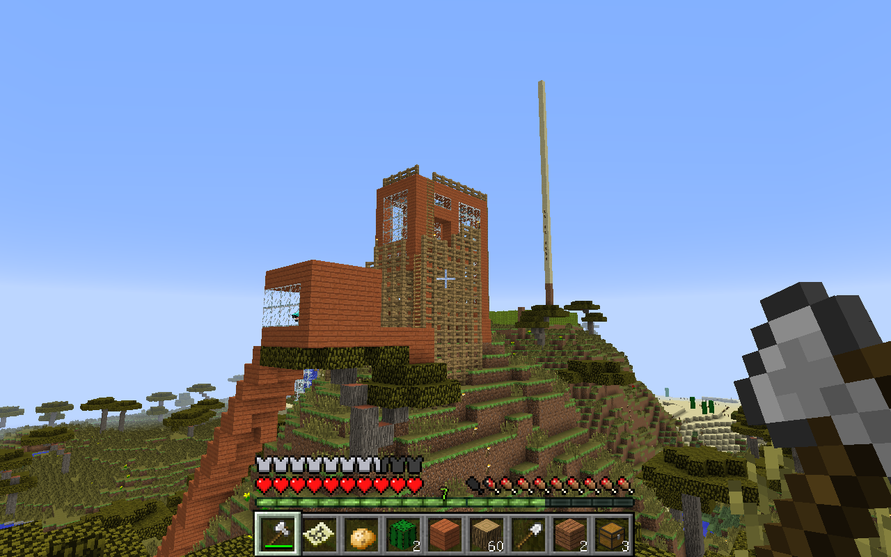 マインクラフト Survival日記 パート４ 建築編 Shaの日常ブログ