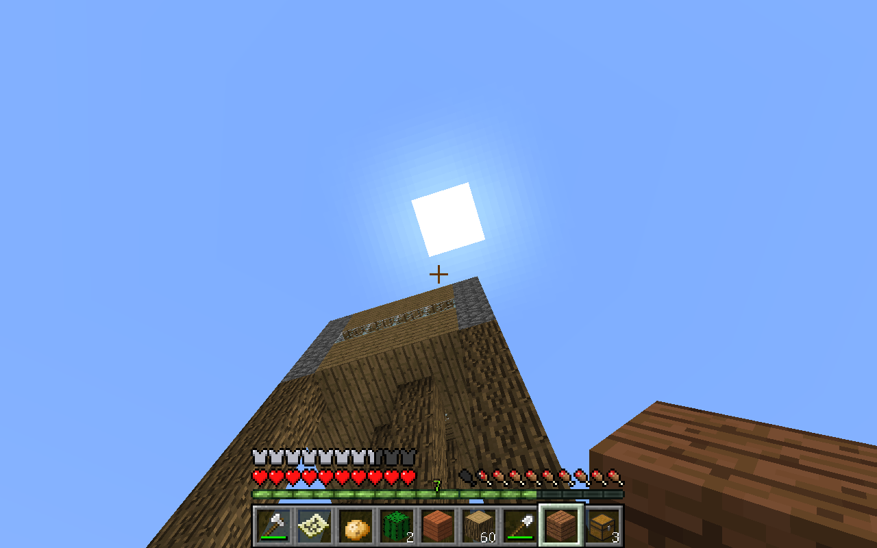 マインクラフト Survival日記 パート４ 建築編 Shaの日常ブログ